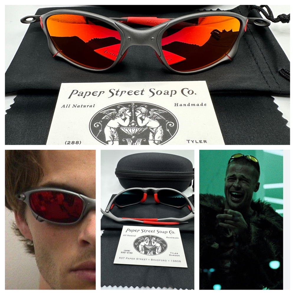 Paperstreetshade Fight Club Tyler Durden NEW Oliver Peoples 523 xmetal Brad Pitt